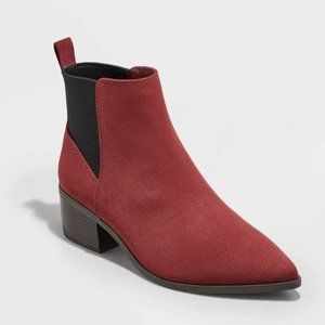 Burgundy Gwen Low Boots